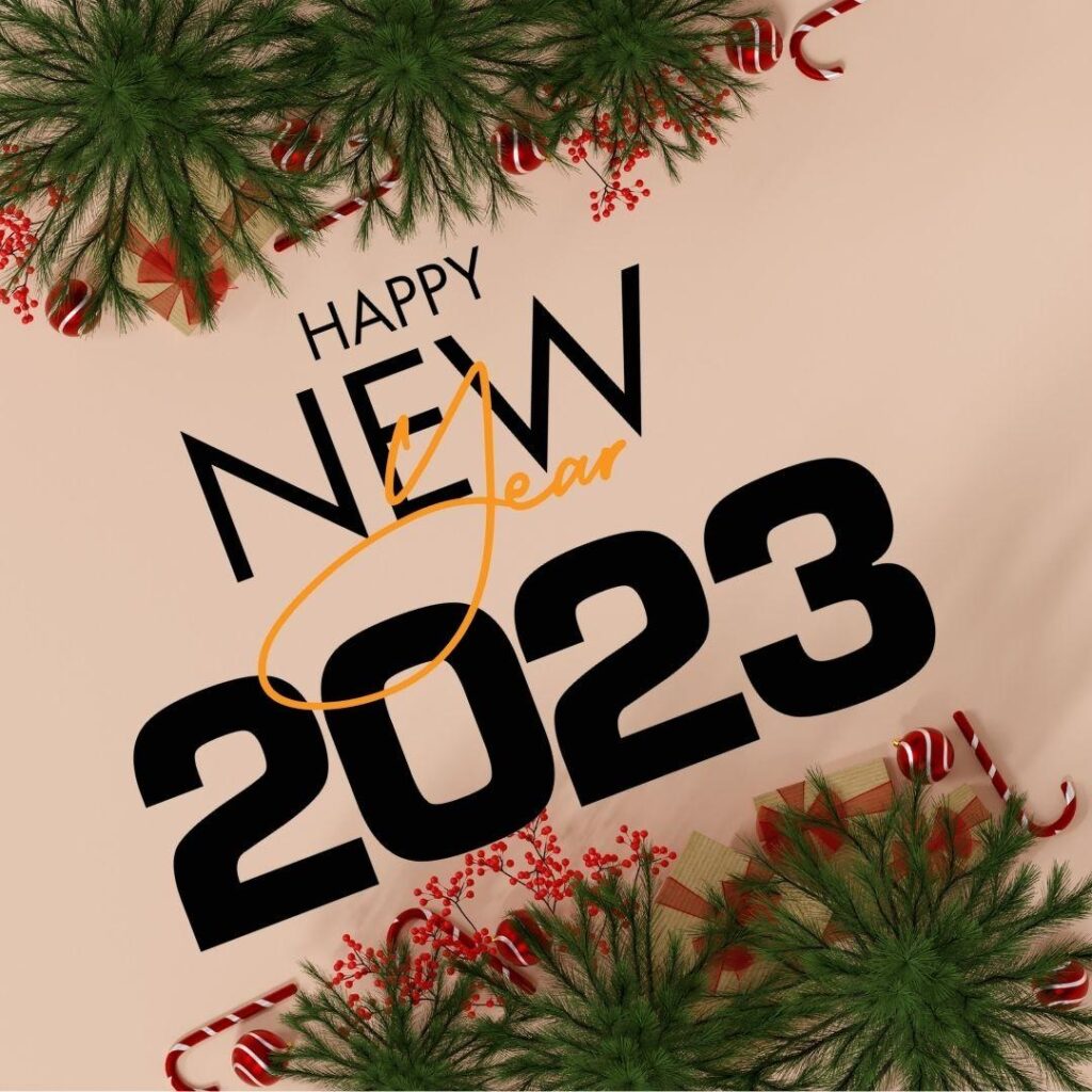 New Year Wishes in Stylish Fonts 2023